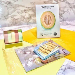 Kawaii washi tape and sticker set